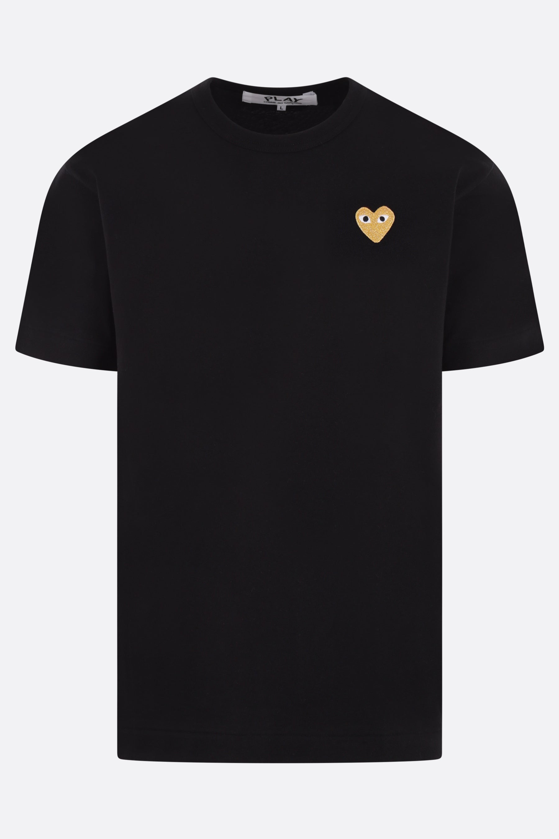 cotton t-shirt with lamé Heart logo