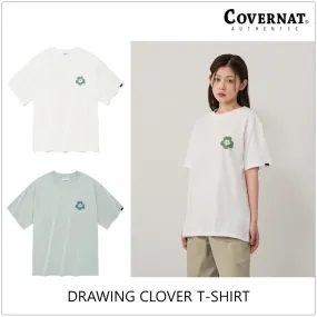 COVERNAT Plain Short Sleeves Logo T-Shirts