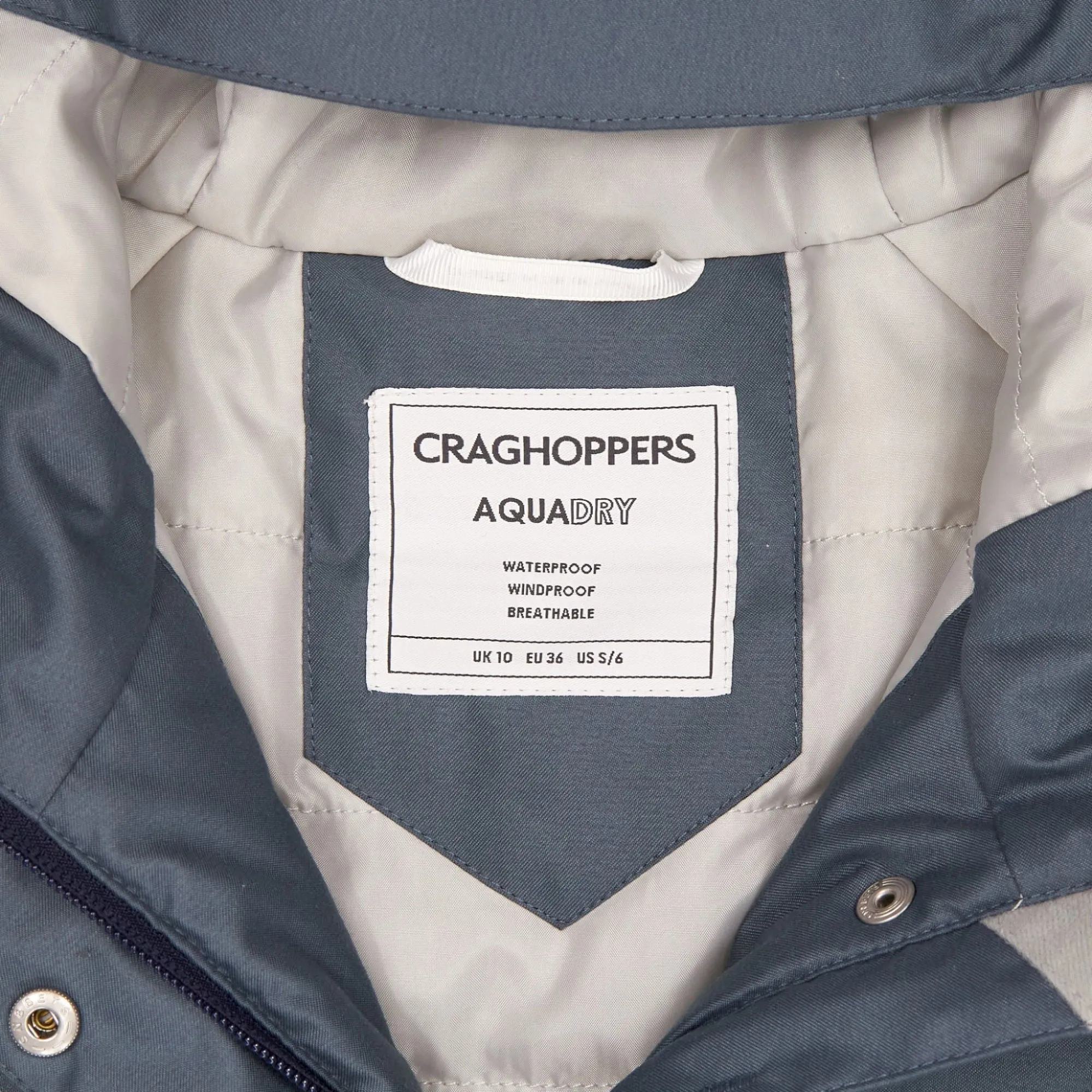 Craghoppers Blue AquaDry Waterproof Winter Coat