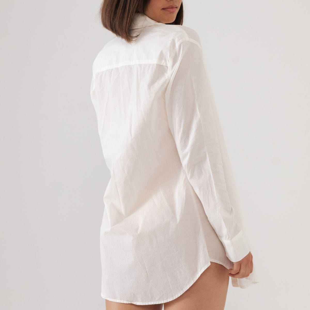 Cream Long Sleeve Shirt