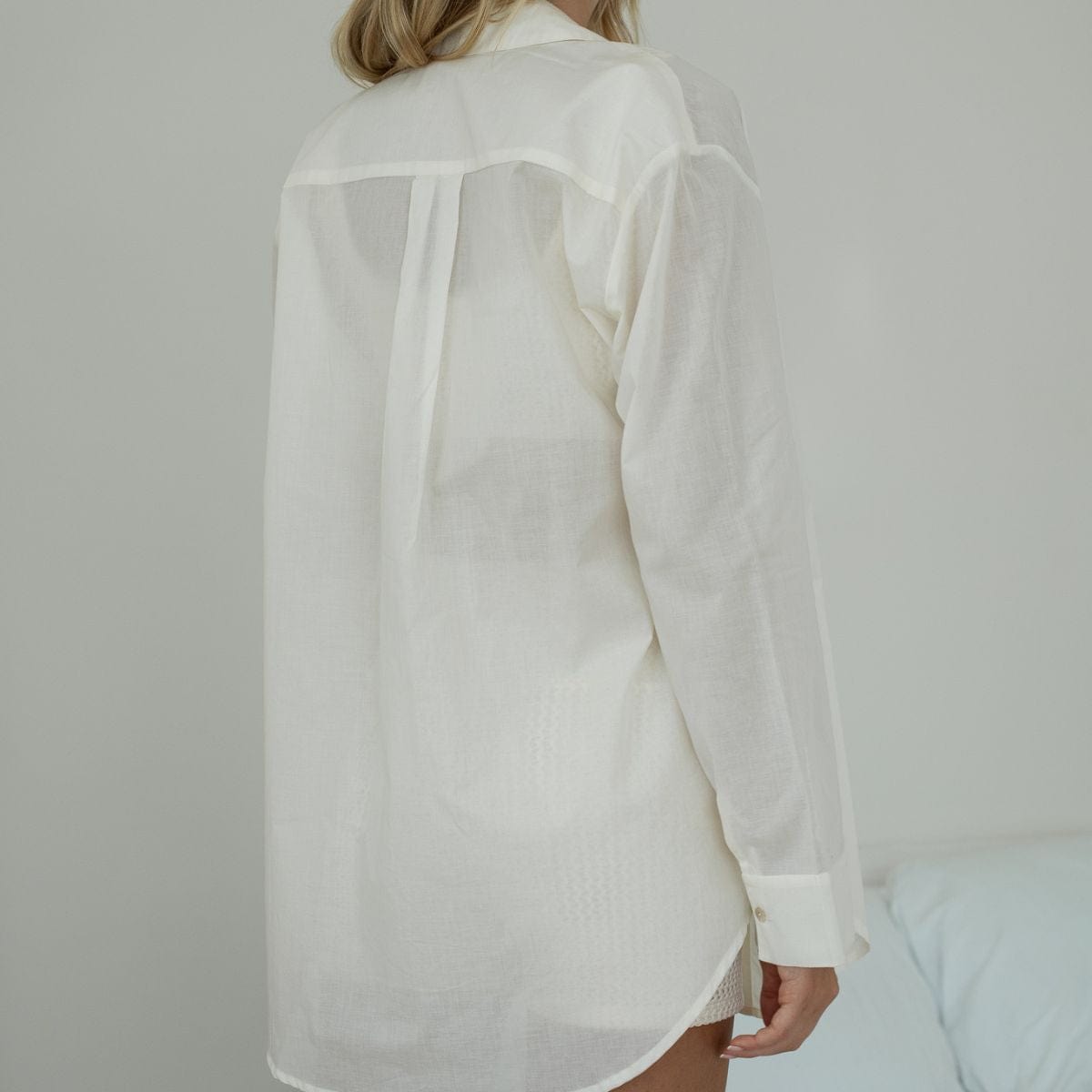 Cream Long Sleeve Shirt