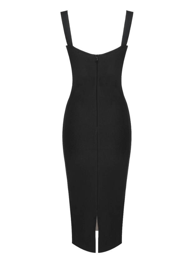 Dacia Black Midi Dress - Shop now!