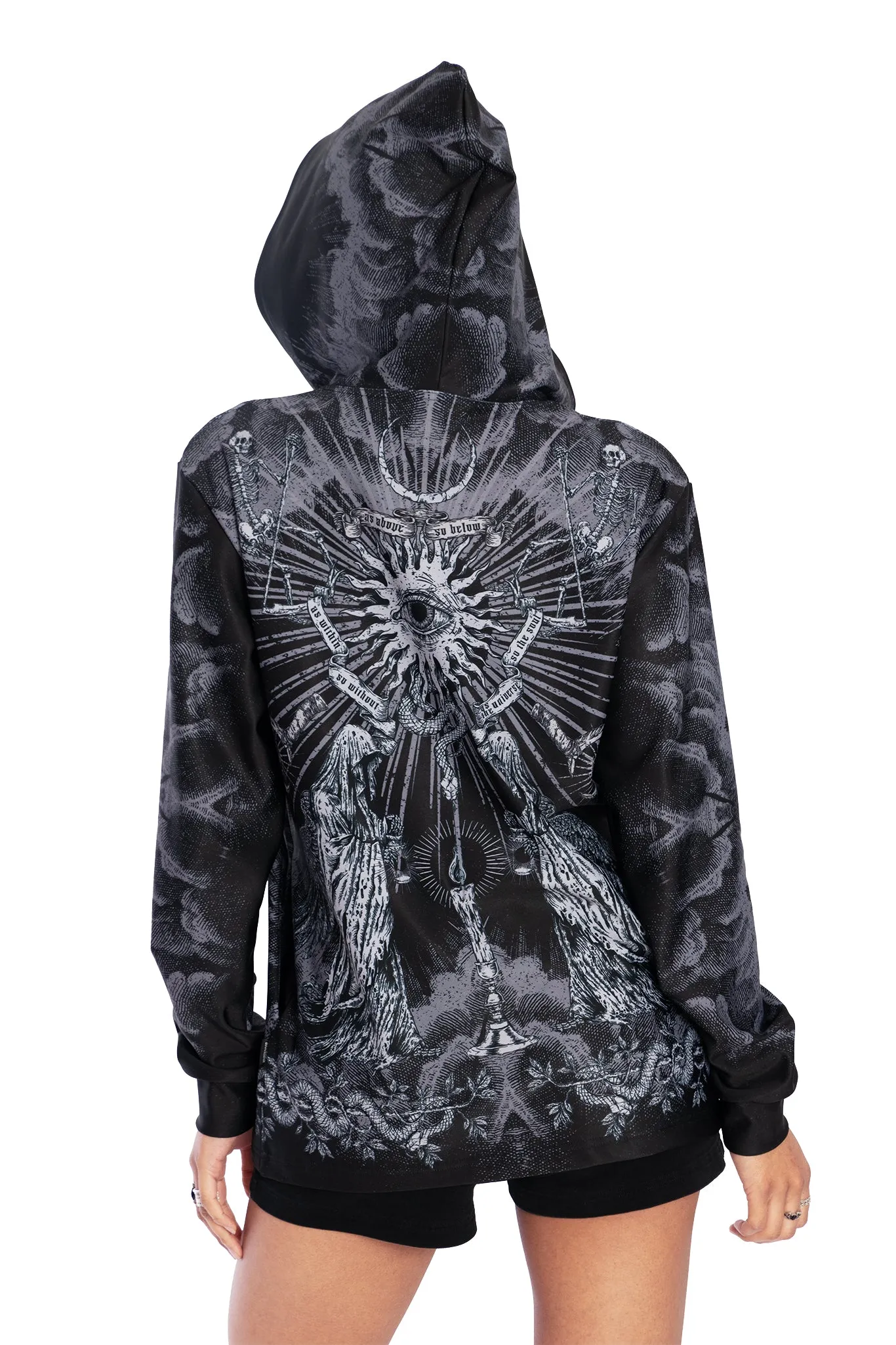 Dark Rites Hoodie Sweater Oversized