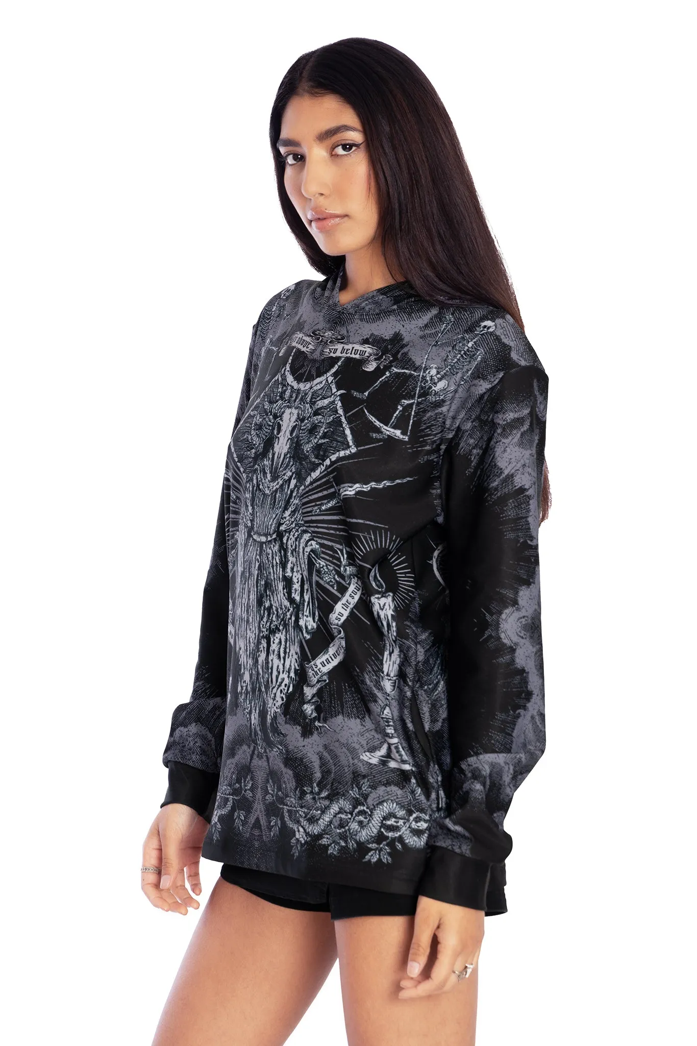 Dark Rites Hoodie Sweater Oversized