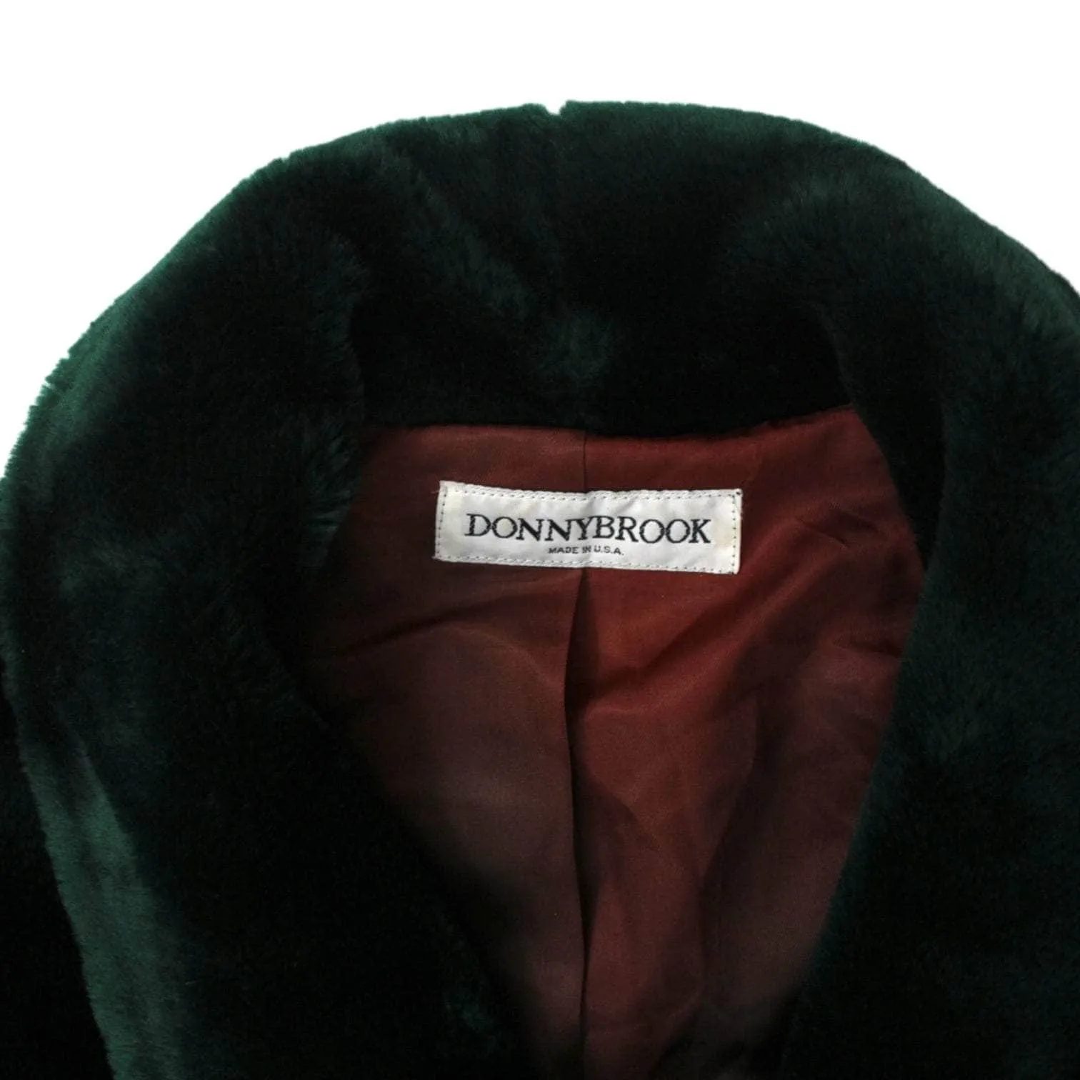 Donnybrook Forest Green Faux Fur Jacket