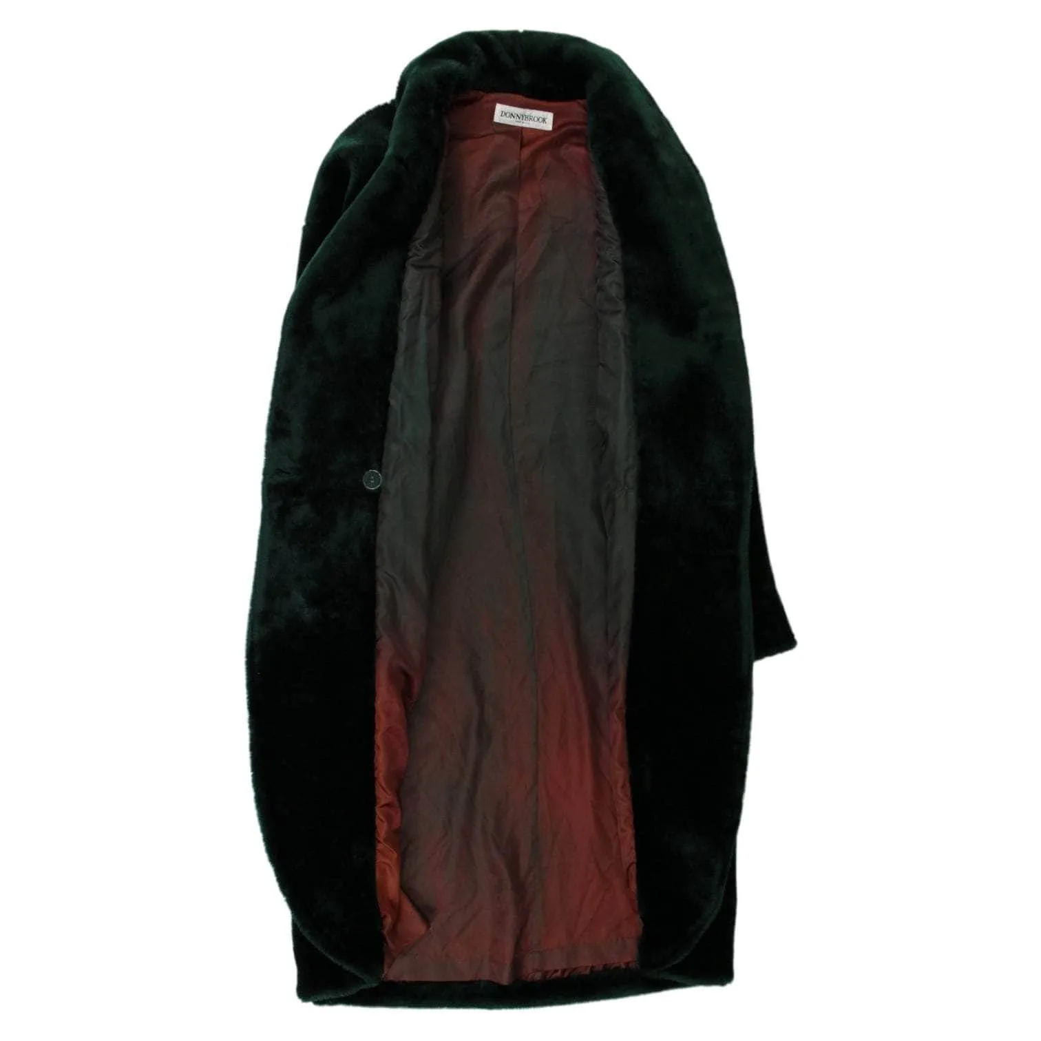 Donnybrook Forest Green Faux Fur Jacket