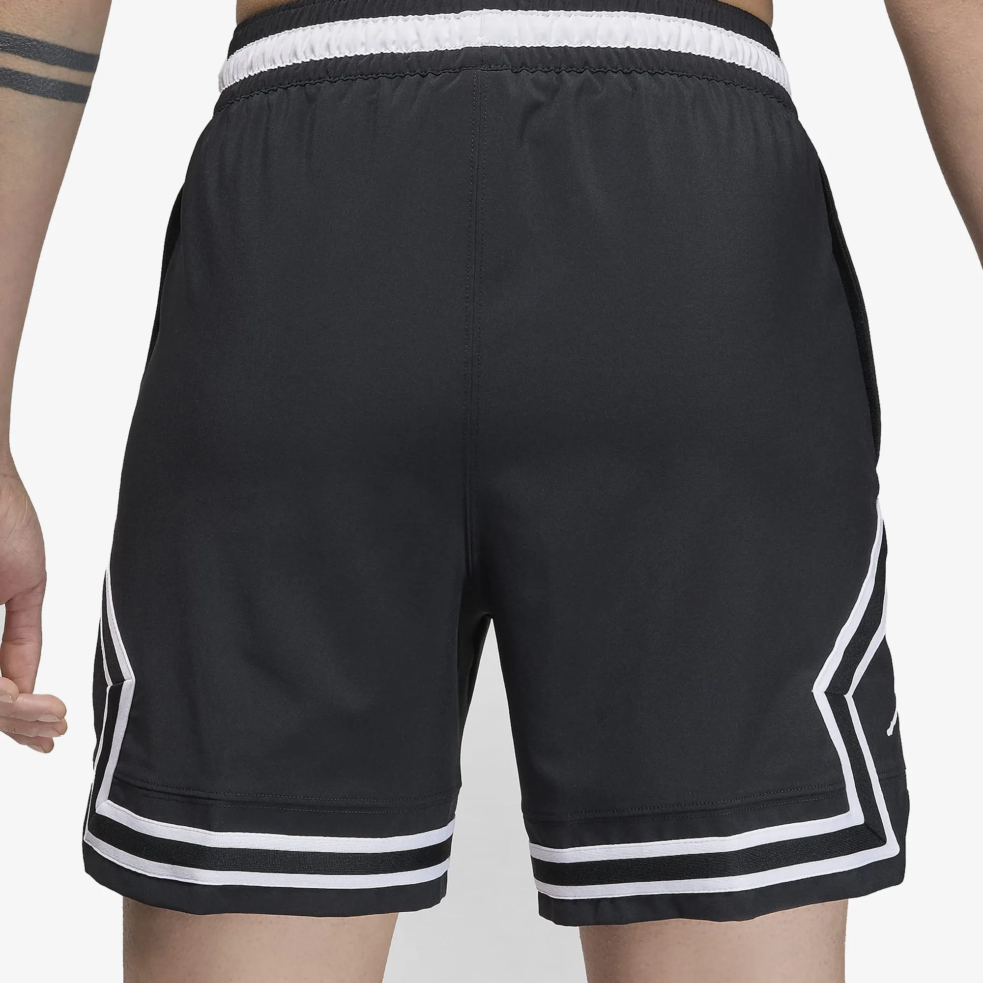 Dri-Fit Woven Diamond Shorts Black White White.