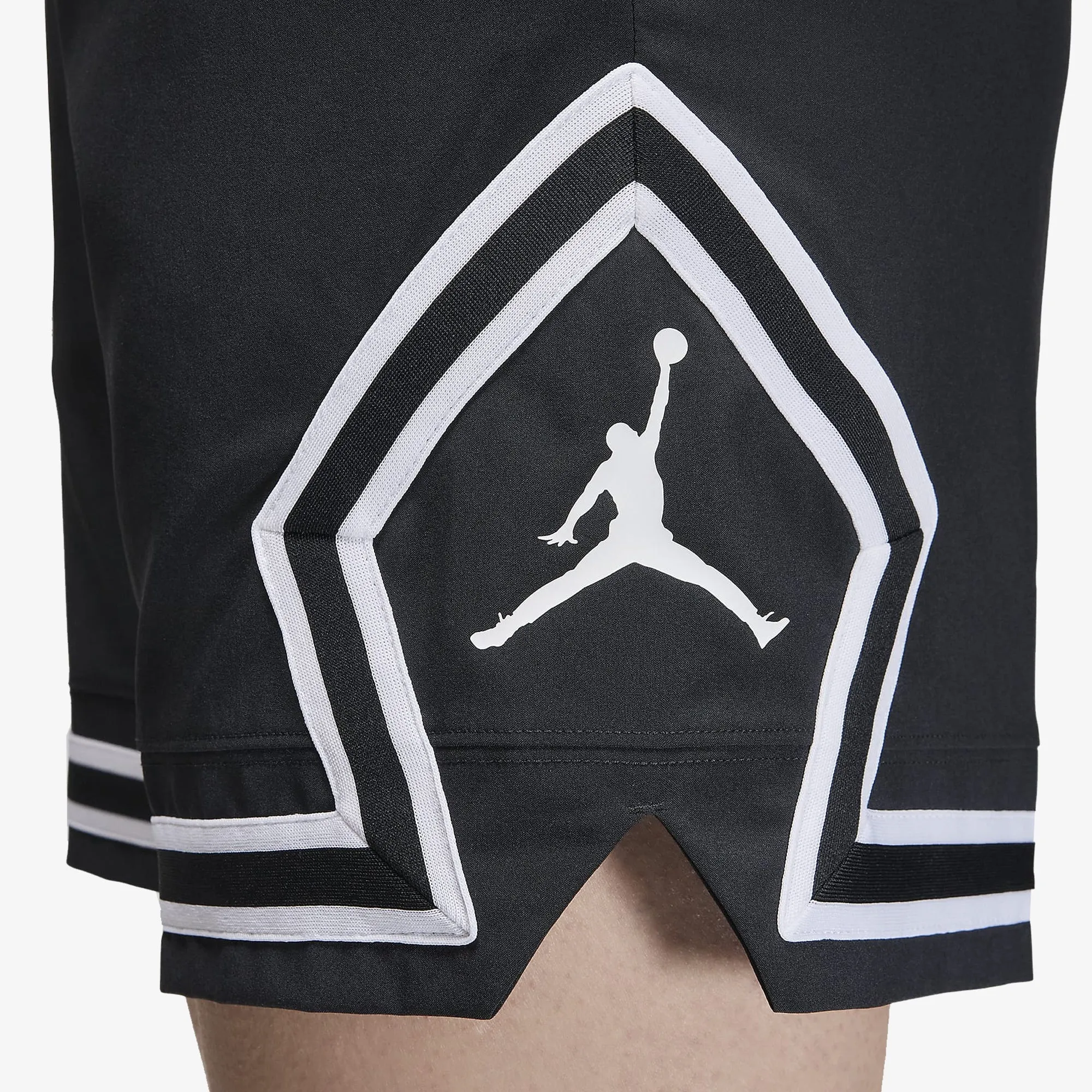 Dri-Fit Woven Diamond Shorts Black White White.