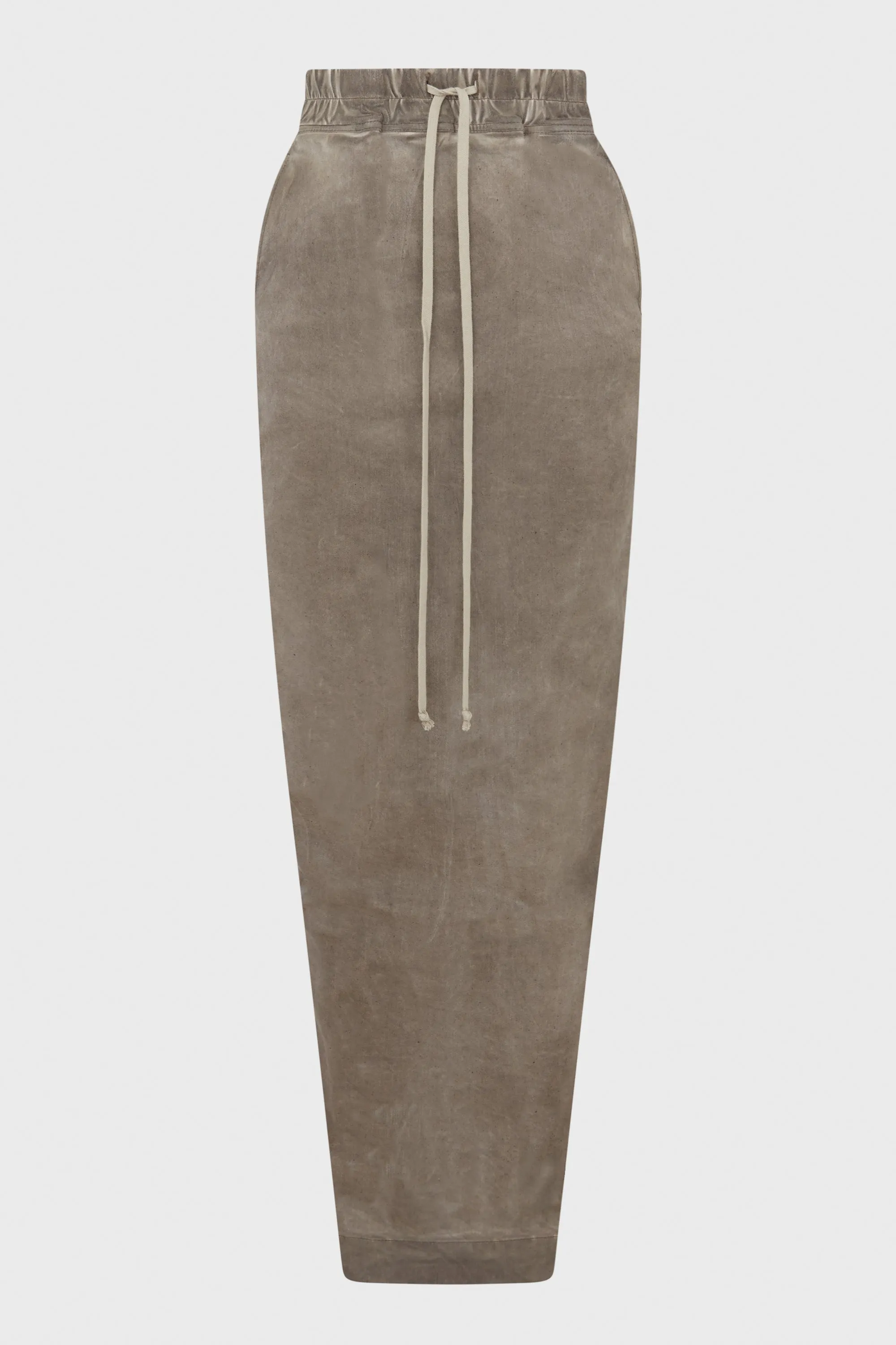 Dust Denim Pull-on Pillar Skirt