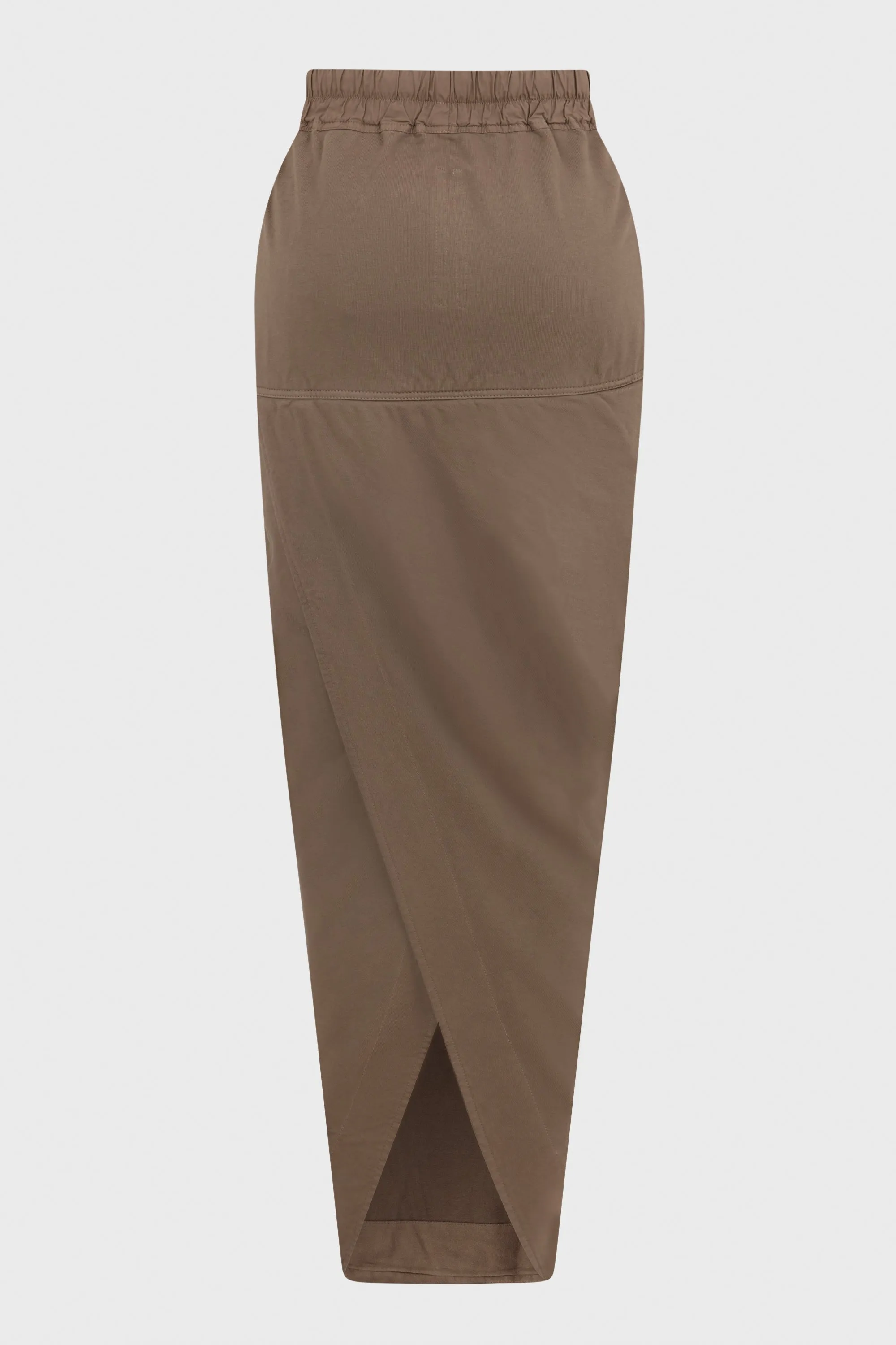 Dust Jersey Pull-on Pillar Skirt