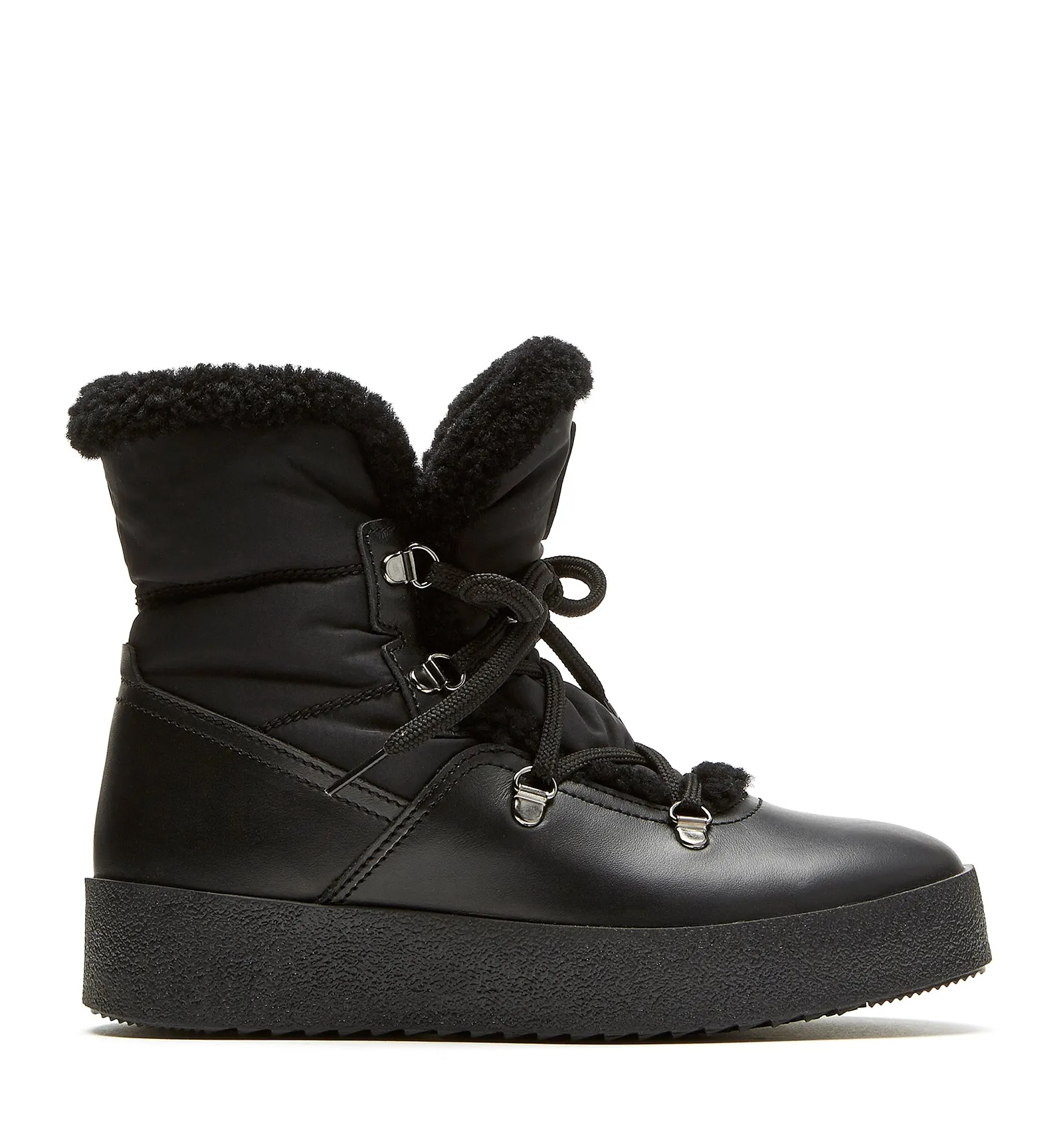 Eddie Shearling-Lined Leather Boots