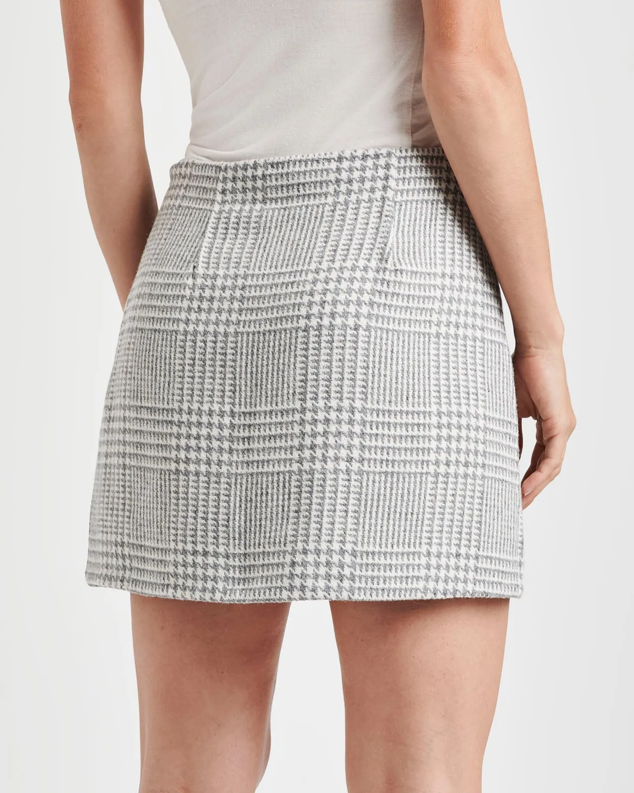 Elliott Plaid Mini Skirt Sale