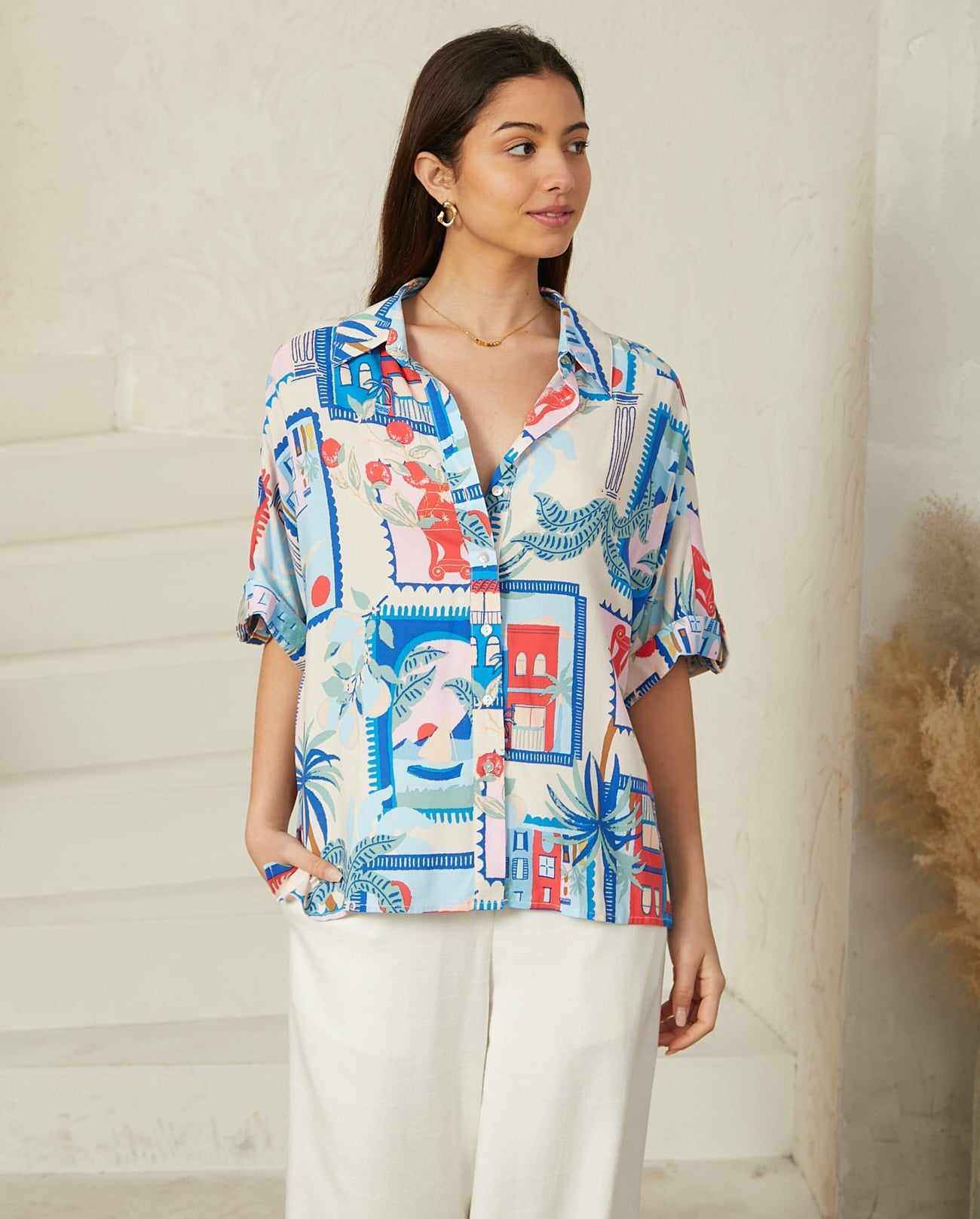 Elsie Shirt Blouse - Hamilton Shop Online | Fashion Clothing Store