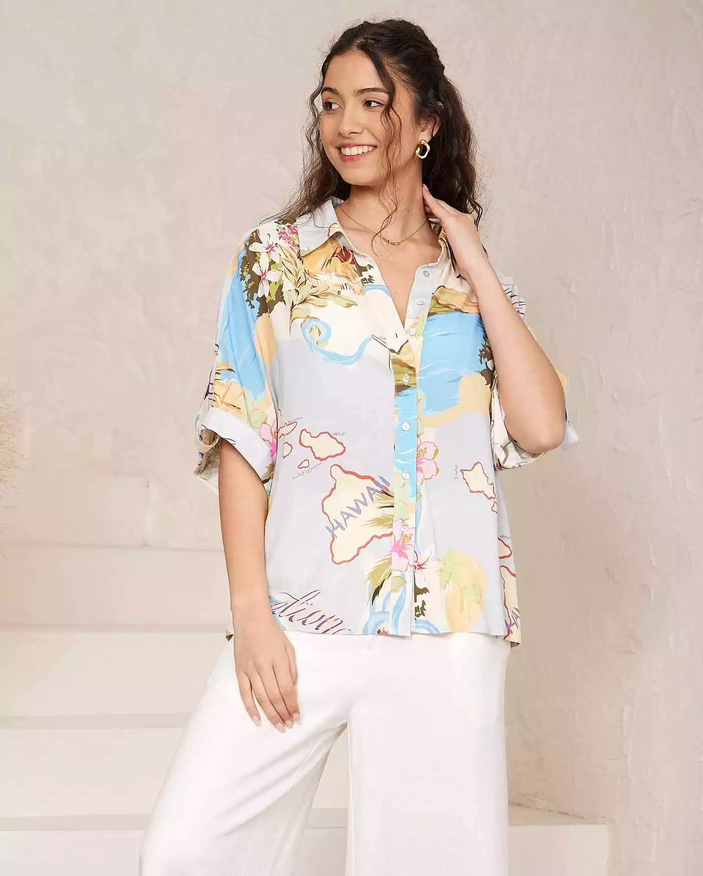 Elsie Shirt Blouse Maui Top