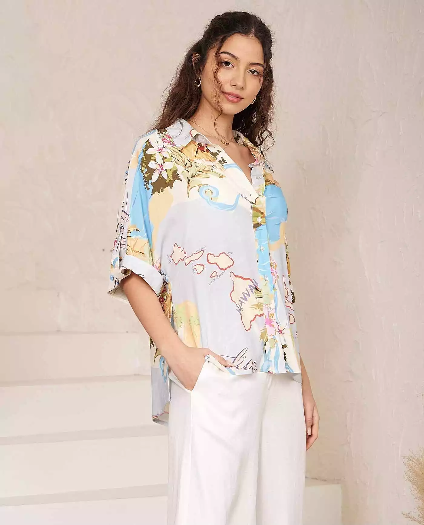 Elsie Shirt Blouse Maui Top