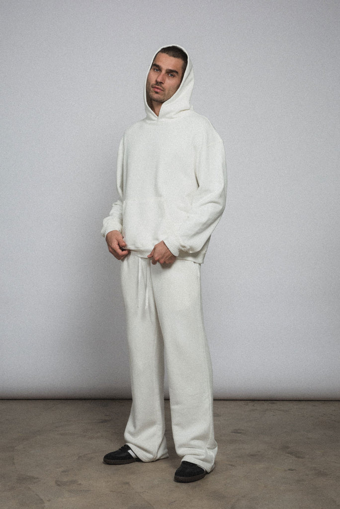 Elwood vintage white sweatpant, straight leg