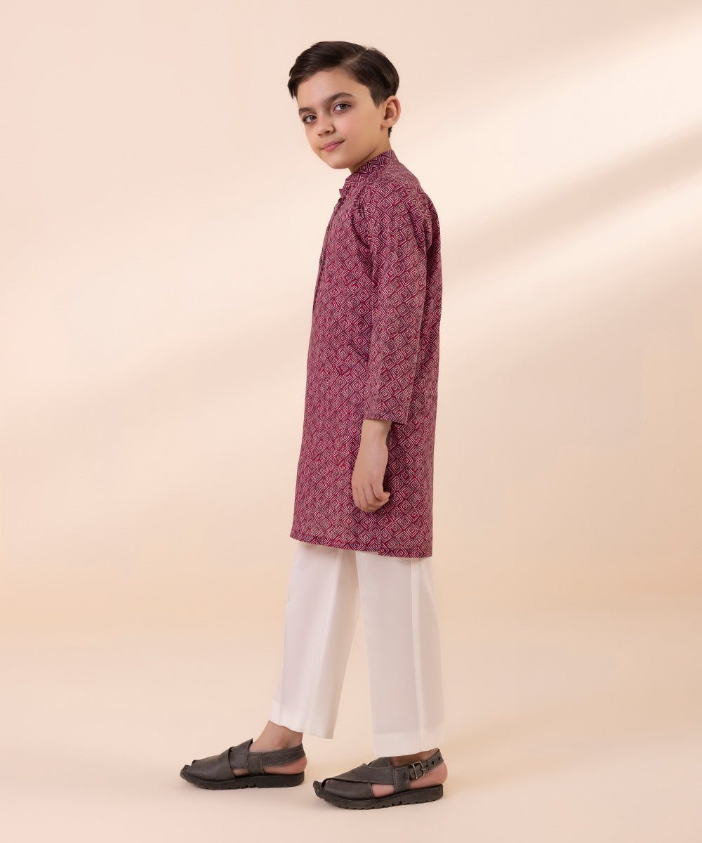 Embroidered Cotton Kurta