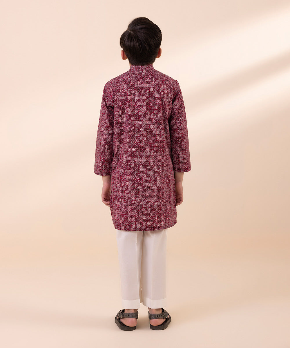 Embroidered Cotton Kurta