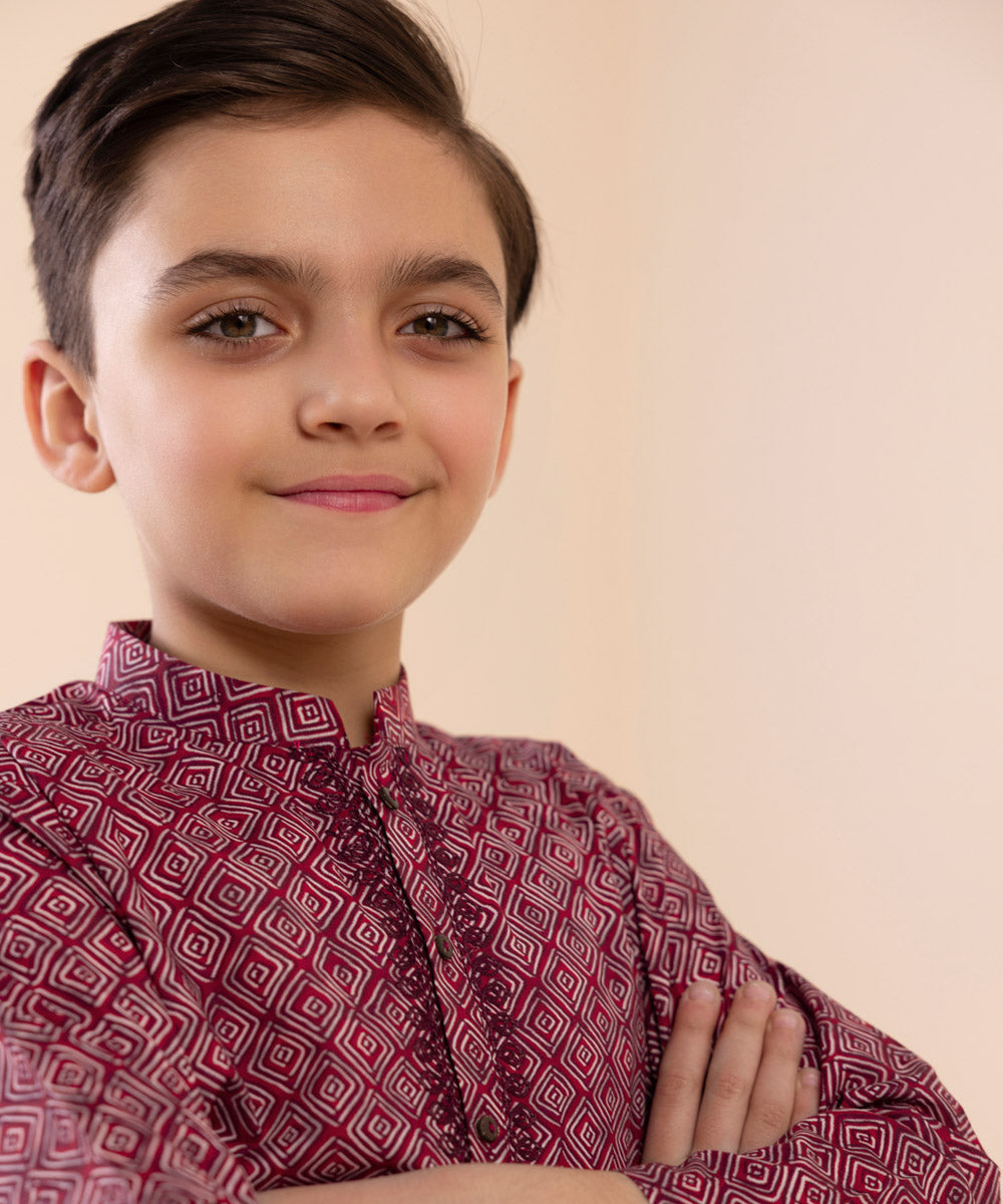 Embroidered Cotton Kurta