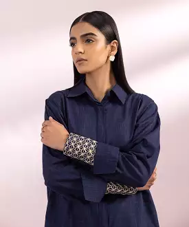 Cotton Shirt with Embroidery