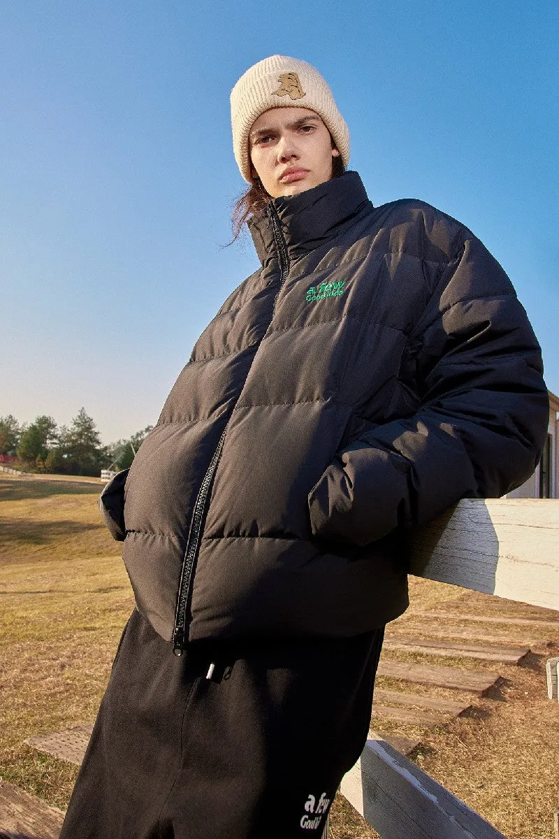 Embroidered Logo Puffer Outerwear