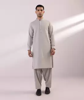 Embroidered Wash and Wear Suit - Affordable and Stylish