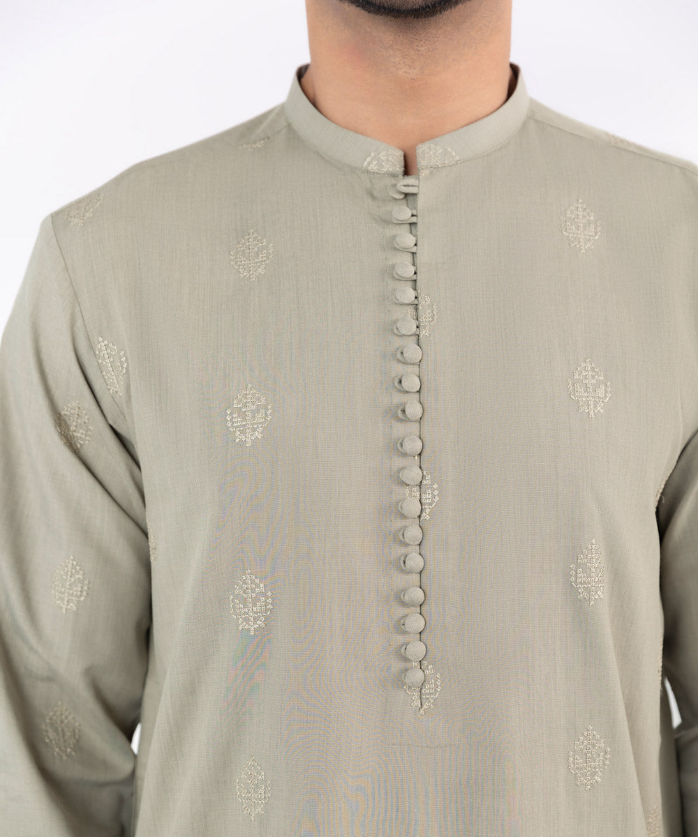 Embroidered washable kurta