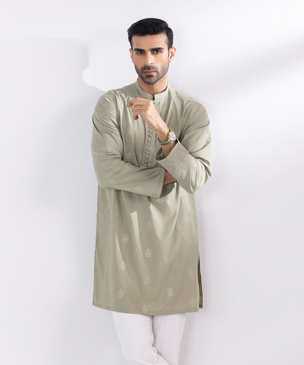 Embroidered washable kurta