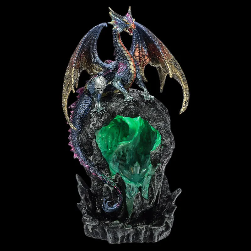 Fantasy LED Backflow Incense Burner - Ice Dragon Dark Legends DRG430