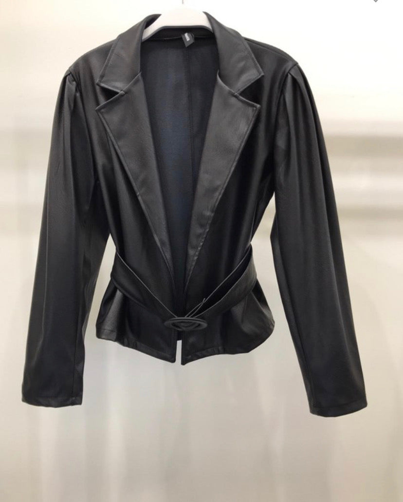 Faux Leather Jacket