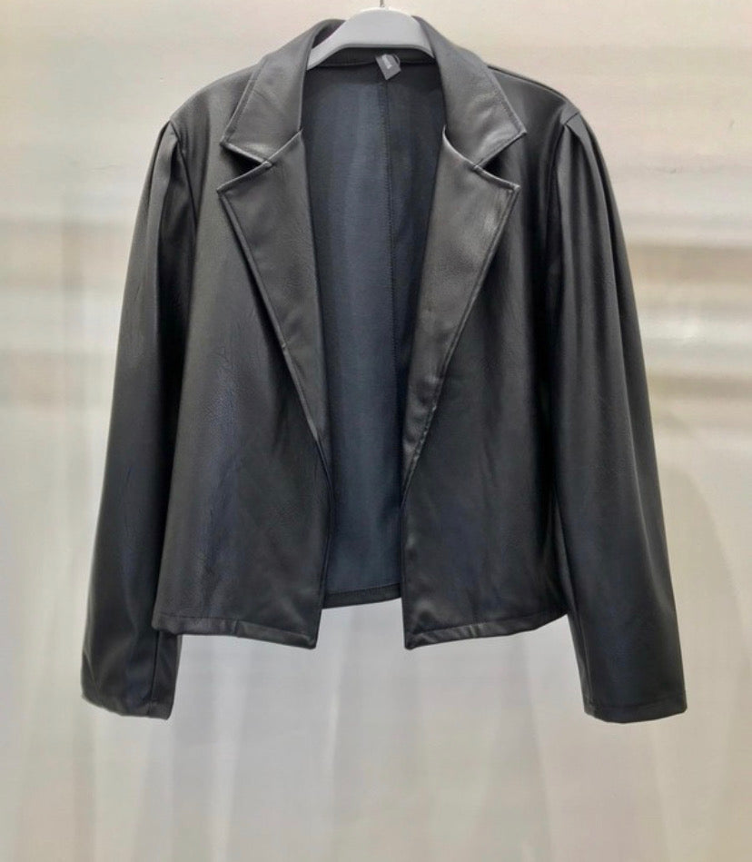 Faux Leather Jacket