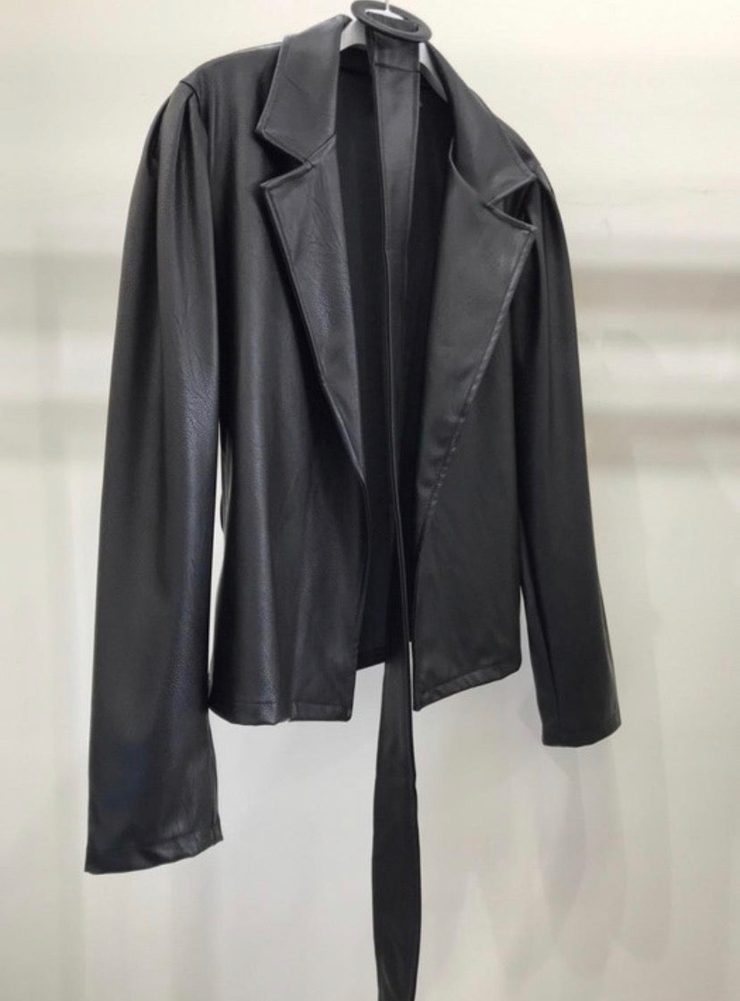 Faux Leather Jacket