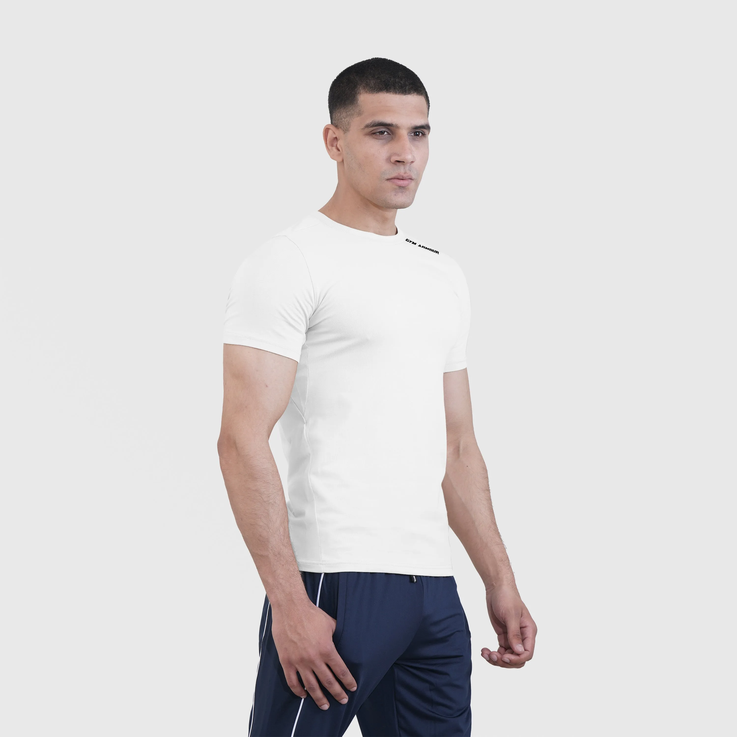 White Stretch T-shirt