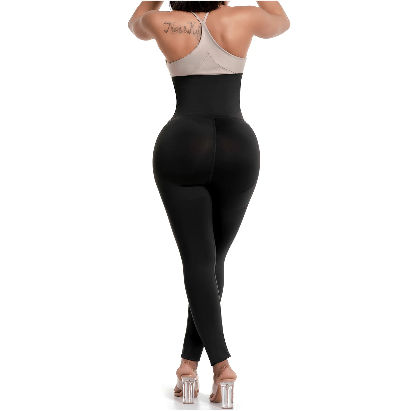 FLEXMEE 946703 | High-Waisted Sports Leggings for Women with Tummy Control | Athleisure Shapewear Line