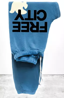 FreeCity Blue Sound Large Sweatpant - Limited Stock Available