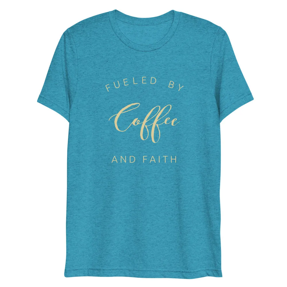 Coffee Faith Fueled Short Sleeve T-Shirt Tri-Blend