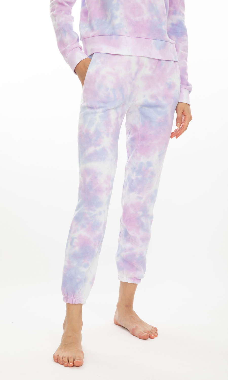 Generation Love tie dye sweatpants lavender.