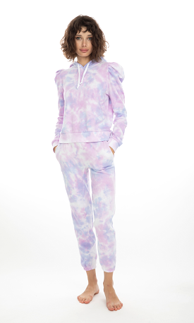 Generation Love tie dye sweatpants lavender.