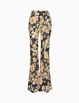 Georgette Flower Print Trousers