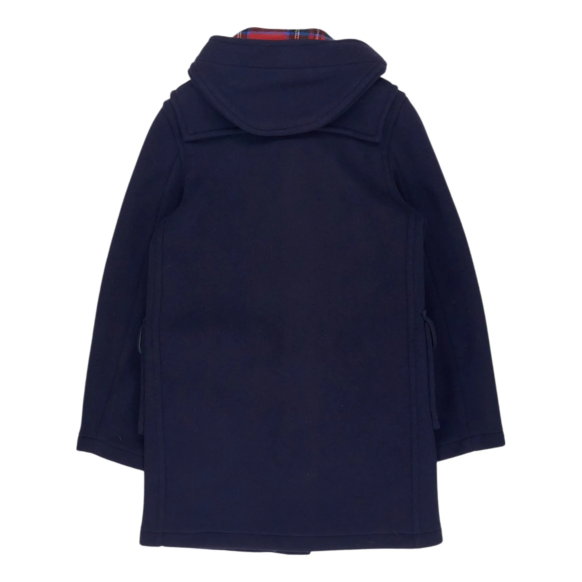 Gloverall Navy Duffle Coat Wool