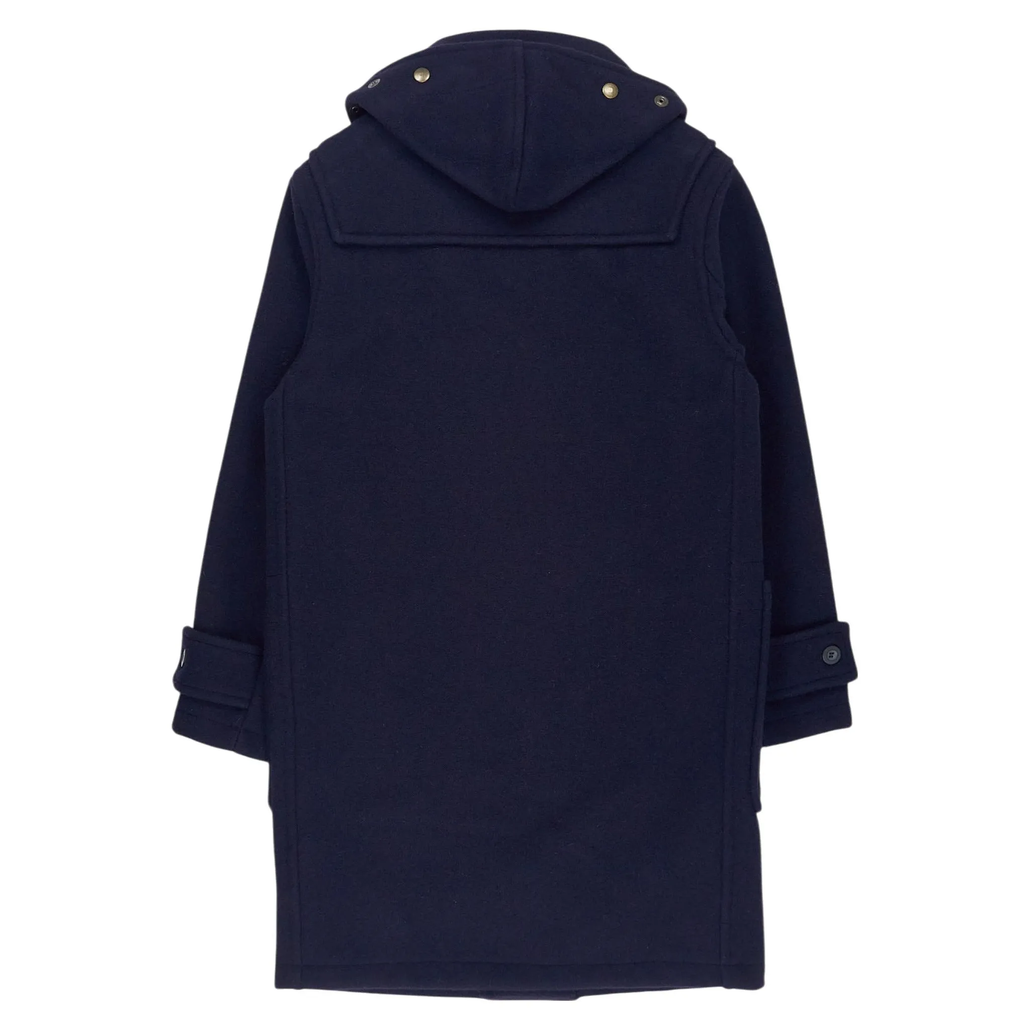 Gloverall Navy Monty Duffle Coat Wool