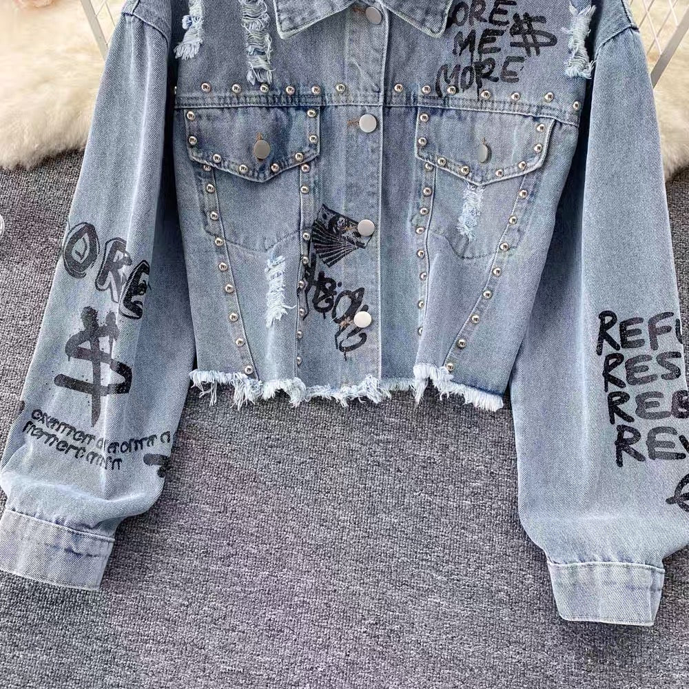 Google SEO Result: Durable Rivet Denim Jacket - High-Quality and Stylish