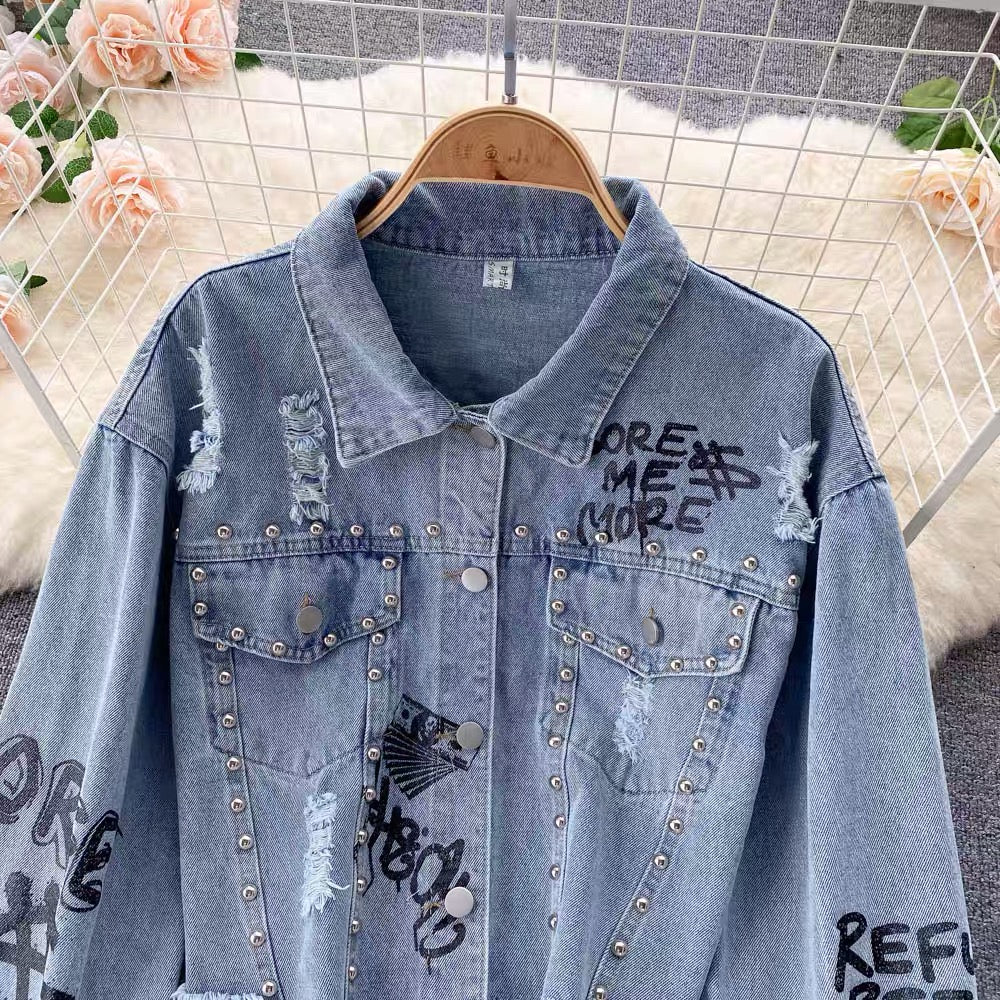 Google SEO Result: Durable Rivet Denim Jacket - High-Quality and Stylish