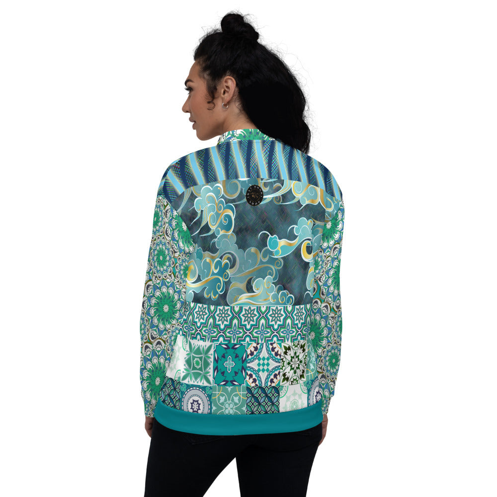 Green Meknes Bomber Jacket - Unisex