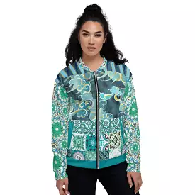 Green Meknes Bomber Jacket - Unisex