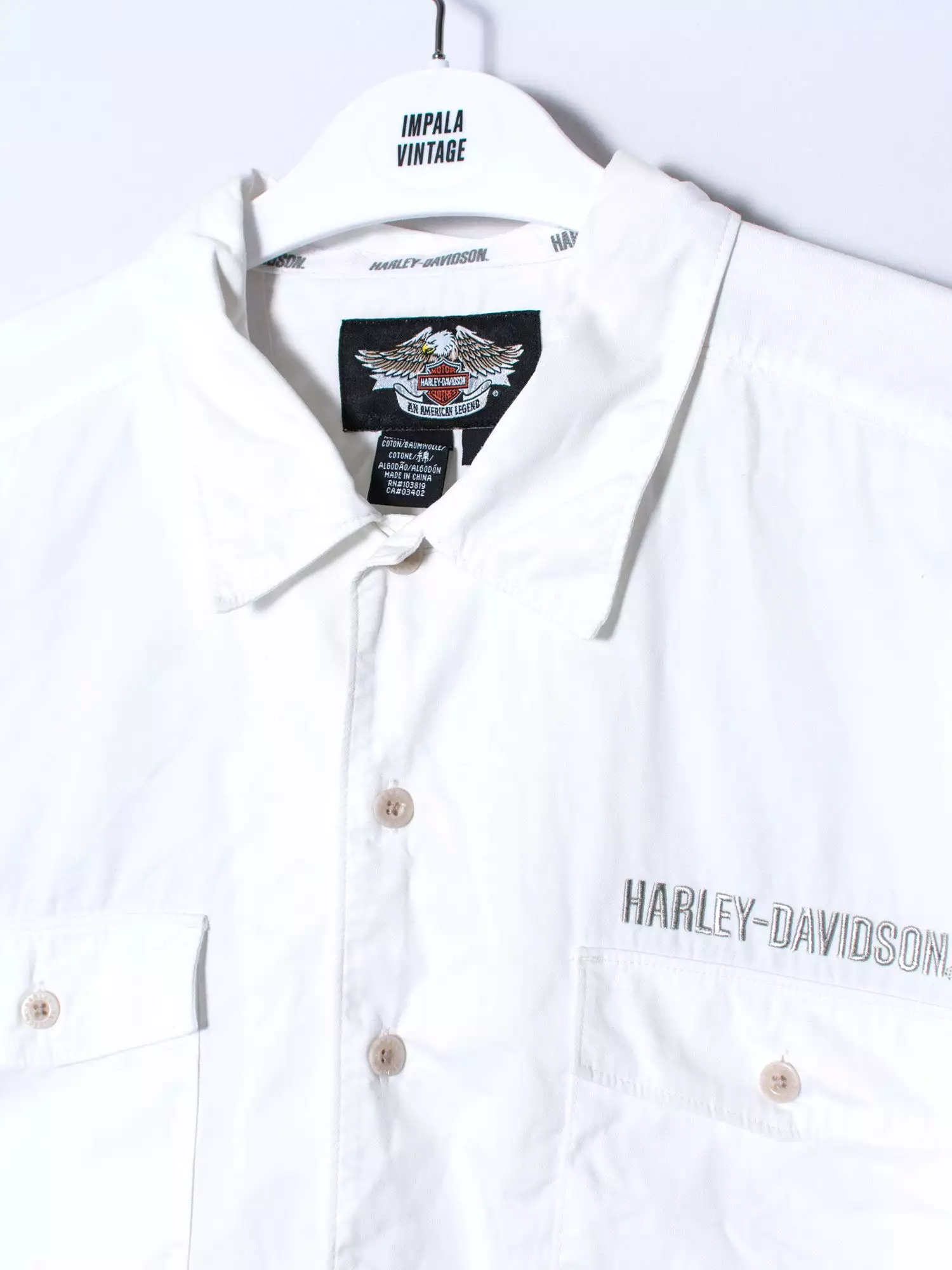 Harley Davidson White Shirt - Buy online now!