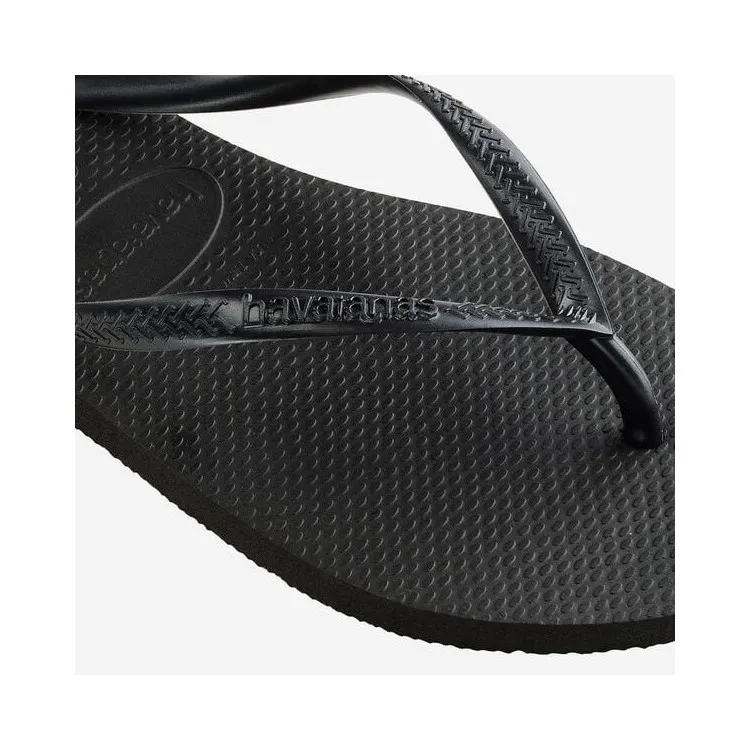 Black Havaianas Slim FC Flip Flops