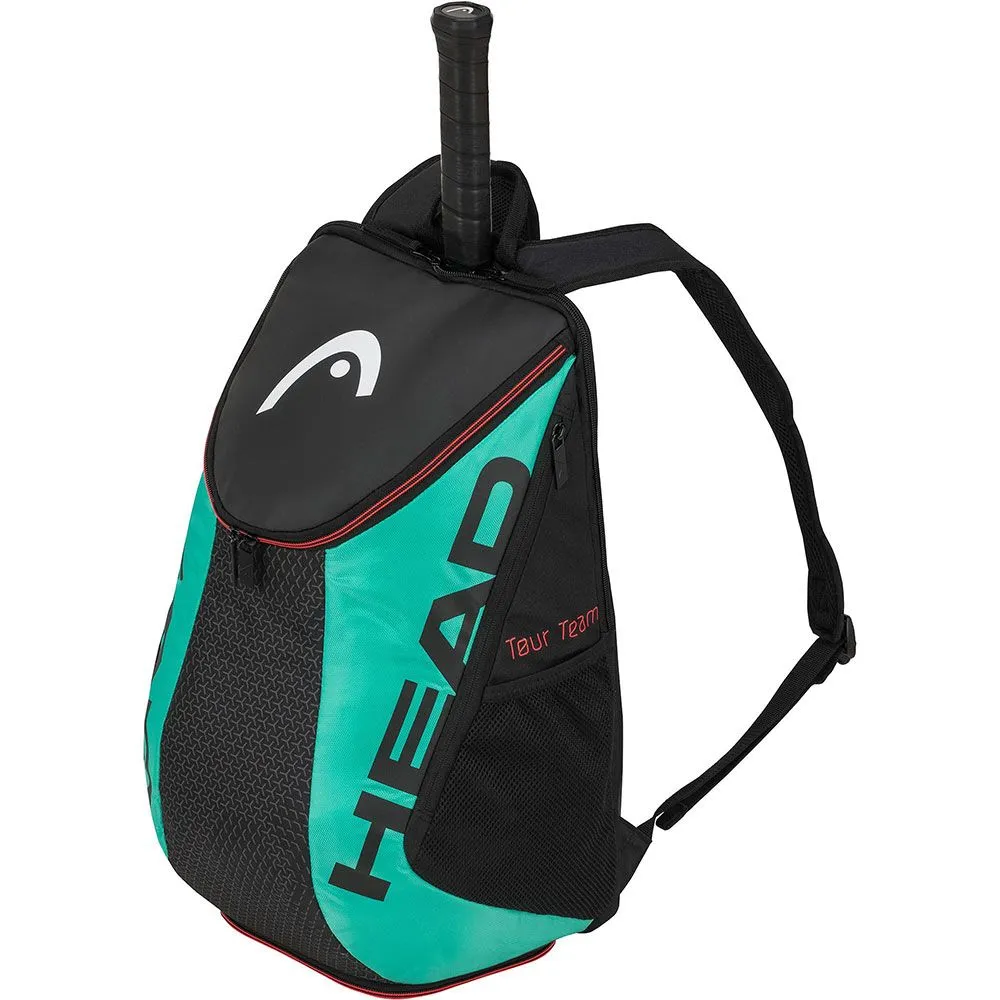 Head Tour Team Tennis Backpack, Black/Teal