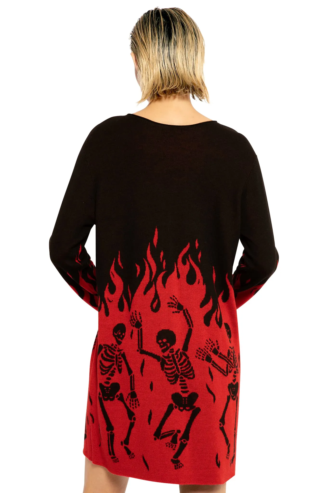 Hellfire Longline Sweater Knit Oversized