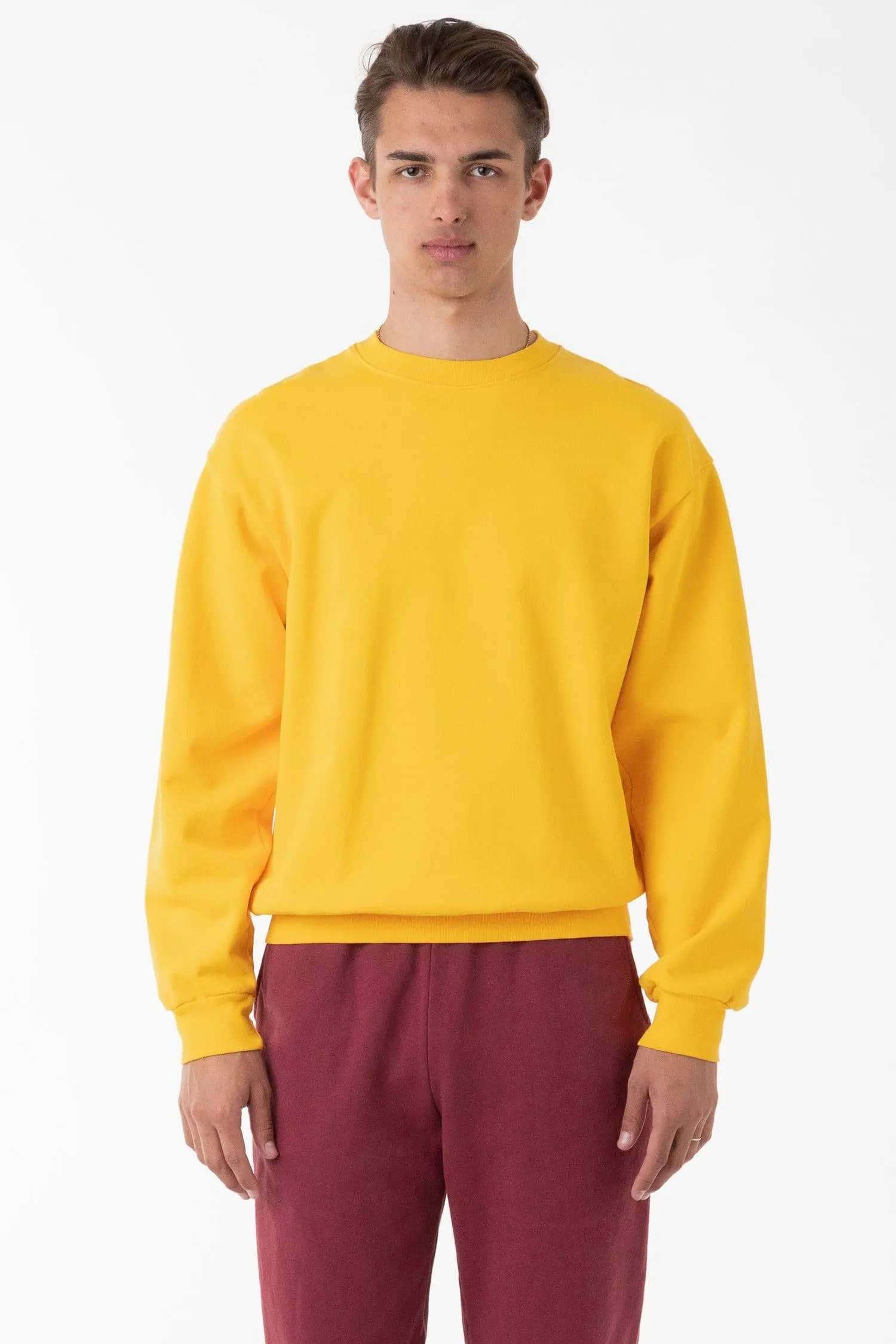 HF07 Heavy Fleece Crewneck Sweater Garment Dye 2